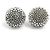 Christian Dior Tribal Stud Ohrringe Silber