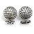 Christian Dior Tribal Stud Ohrringe Silber - Ansicht 3