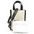 Borsa a tracolla Jimmy Choo in tela e pelle Nero Crudo - vista 14