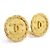 Pendientes de clip Chanel Gold Dorado - vista 2