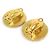 Pendientes de clip Chanel Gold Dorado - vista 7