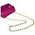 Borsa a tracolla Chanel in pelle d'agnello Magenta - vista 10