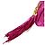 Borsa a tracolla Chanel in pelle d'agnello Magenta - vista 11