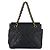 Borsa Chanel in pelle di vitello martellata nera Nero