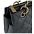 Borsa Chanel in pelle di vitello martellata nera Nero - vista 7