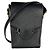 Bolsa de ombro Gucci em couro preto