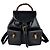 Gucci Bamboo Leder-Rucksack Schwarz