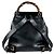 Gucci Bamboo Leder-Rucksack Schwarz - Ansicht 3