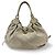 Louis Vuitton L Hobo Mahina Leather Beige