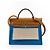 Hermès Hermes Herbag Zip Verso Leather and Toile 31 Castaño - vista 2