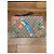 Pochette Gucci GG Supreme Stampa Uccello Marrone Bianco Rosso Blu Beige Verde Giallo - vista 6