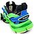 Balenciaga Track Sneakers Verde Blu Nero Bianco - vista 4