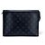 Louis Vuitton Pochette Voyage Reverse Monogram Eclipse Canvas MM Schwarz