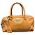 Prada Bolso Satchel Vitello Daino Castaño