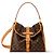 Louis Vuitton Borsa Jet Lag MM Monogram Marrone Monogramma