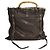 Miu Miu Bolso Tote Mochila Convertible de Piel Glaseada Negra Negro - vista 4