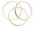 Anello Cartier Trinity in oro rosa bianco e giallo 18K - vista 3
