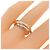 Anello Cartier Trinity in oro rosa bianco e giallo 18K - vista 5