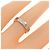 Anello Cartier Mini Love in Oro Bianco D'oro - vista 4