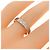 Anello Cartier Mini Love in oro bianco 18K D'oro - vista 4
