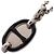 Hermès Collana Hermes Chaine d'Ancre Mini Maillon PM Nero Argento