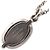 Hermès Collana Hermes Chaine d'Ancre Mini Maillon PM Nero Argento - vista 2