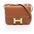 Hermès Bolso de hombro Hermes Constance 24 Gold Castaño