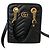 Bolsa de Ombro Gucci GG Marmont em Couro Matelassê Preto