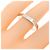 Cartier Gravierter Ring aus Platin - Ansicht 3
