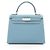 Hermès Hermes Kelly 28 Blue Jean Borsa a mano 2-Way