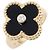 Van Cleef & Arpels Vintage Alhambra Onyx Ring Schwarz Golden