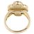 Van Cleef & Arpels Vintage Alhambra Onyx Ring Schwarz Golden - Ansicht 3