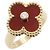 Van Cleef & Arpels Vintage Alhambra Ring aus Karneol Rot Golden