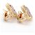 Van Cleef & Arpels Vintage Alhambra Ohrringe aus Karneol Rot Golden - Ansicht 4