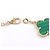 Bracciale Van Cleef & Arpels Vintage Alhambra Malachite 5P D'oro Verde - vista 5