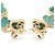 Brincos Magic Alhambra Van Cleef & Arpels Dourado Verde - vista 2