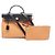 Hermès Bolso Hermes Herbag Zip PM Castaño Negro