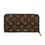 Portafoglio Zippy Monogram Louis Vuitton Marrone - vista 2