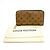 Portafoglio Long Zippy Monogram Reverse Louis Vuitton Cammello - vista 9