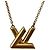 Collar Louis Vuitton LV Twist Chain Dorado