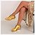 Simone Rocha Metallic-Gold Brogues mit Perspex-Absatz Herbst 2014 Golden - Ansicht 2