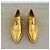 Simone Rocha Metallic-Gold Brogues mit Perspex-Absatz Herbst 2014 Golden - Ansicht 4
