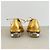 Simone Rocha Metallic-Gold Brogues mit Perspex-Absatz Herbst 2014 Golden - Ansicht 5