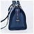 Autre Marque SAINT LAURENT Borsa a mano Cavas Chic in pelle 2way Blu Oro 279079 Auth 204300A D'oro - vista 3