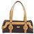Céline CELINE Macadam Canvas Tote Bag PVC Leder Braun Gold Auth 204407A Golden - Ansicht 13