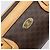 Céline CELINE Macadam Canvas Tote Bag PVC Leder Braun Gold Auth 204407A Golden - Ansicht 18