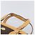 Céline CELINE Macadam Canvas Tote Bag PVC Leder Braun Gold Auth 204407A Golden - Ansicht 8