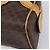 Céline CELINE Macadam Canvas Tote Bag PVC Leder Braun Gold Auth 204407A Golden - Ansicht 9