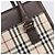 BURBERRY Nova Check Handtasche Canvas Beige Silver Auth 200714V Silber - Ansicht 10