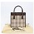 BURBERRY Nova Check Handtasche Canvas Beige Silver Auth 200714V Silber - Ansicht 12